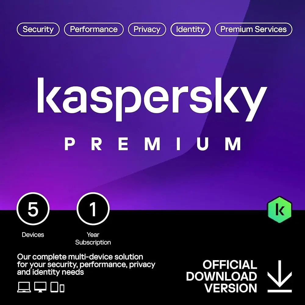 SOFTWARE KASPERSKY PREMIUM 5 PC